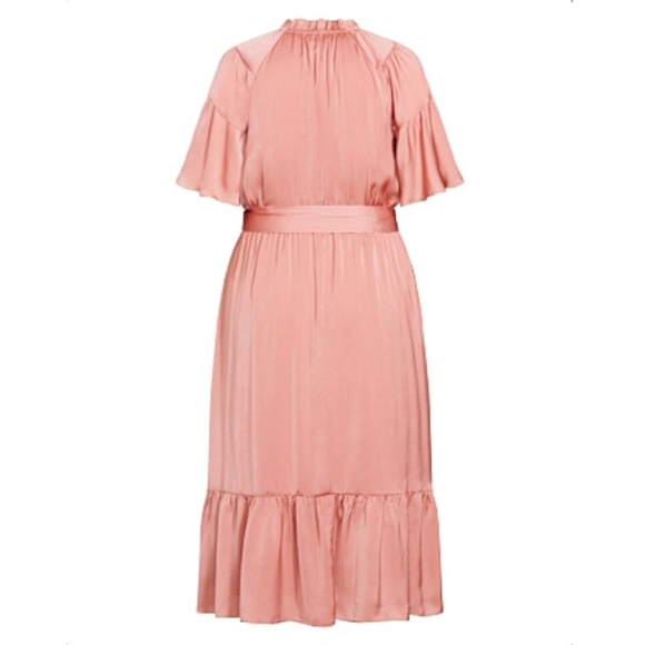 CITY CHIC ☆ SILKY ☆ FELICITY TEA ROSE ☆ MIDI DRESS ☆ NWT - Picture 7 of 12